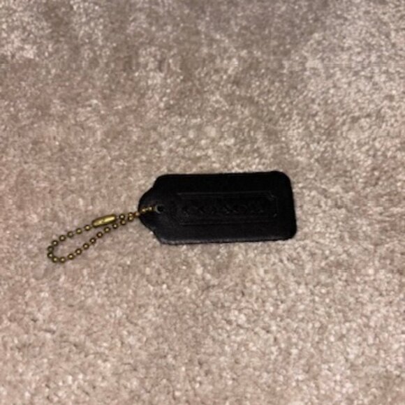 Large Black Vintage Leather Coach Briefcase Made in the US with Gold Closures - Picture 12 of 12